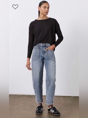 Ruti NWT Slouchy 2.0 Barrel Jeans Vintage Wave Size 2